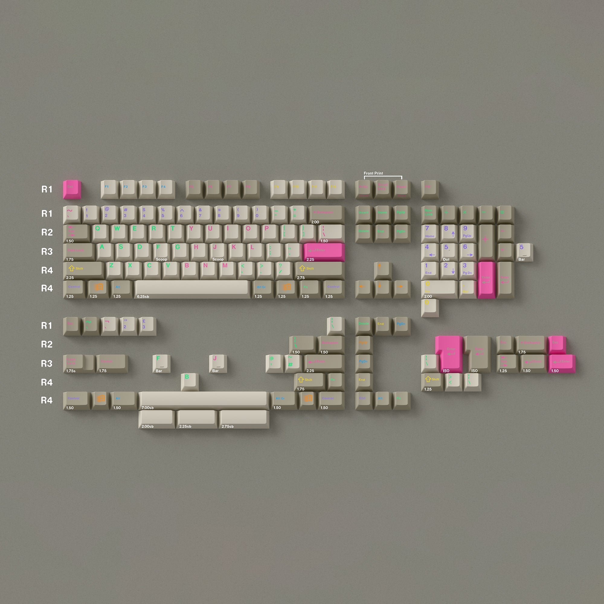 GMK Dolch Hangul キーキャップ 3kit