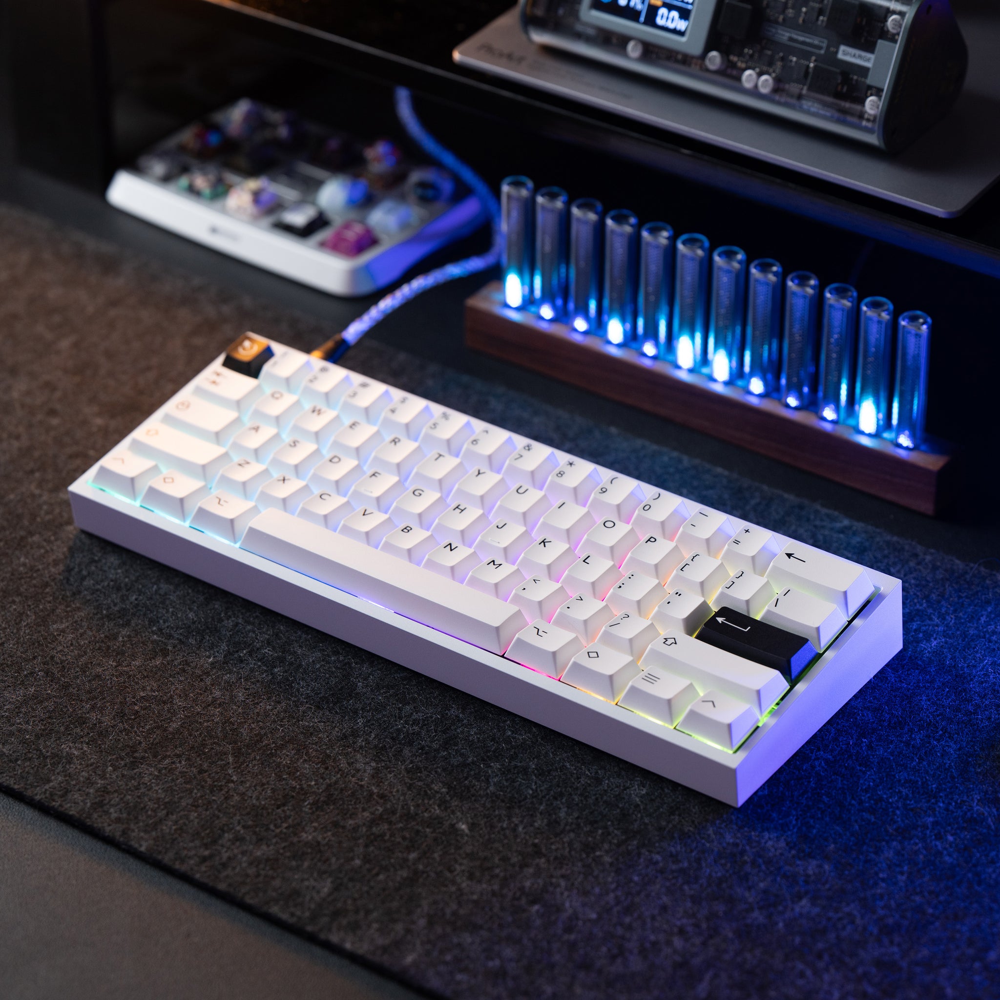 KBDfans HHKB配列 Tofu 60 2.0 キーボード Tofu60 HE磁気ゲーミングキーボード、すぐに使用可能 – KBDfans