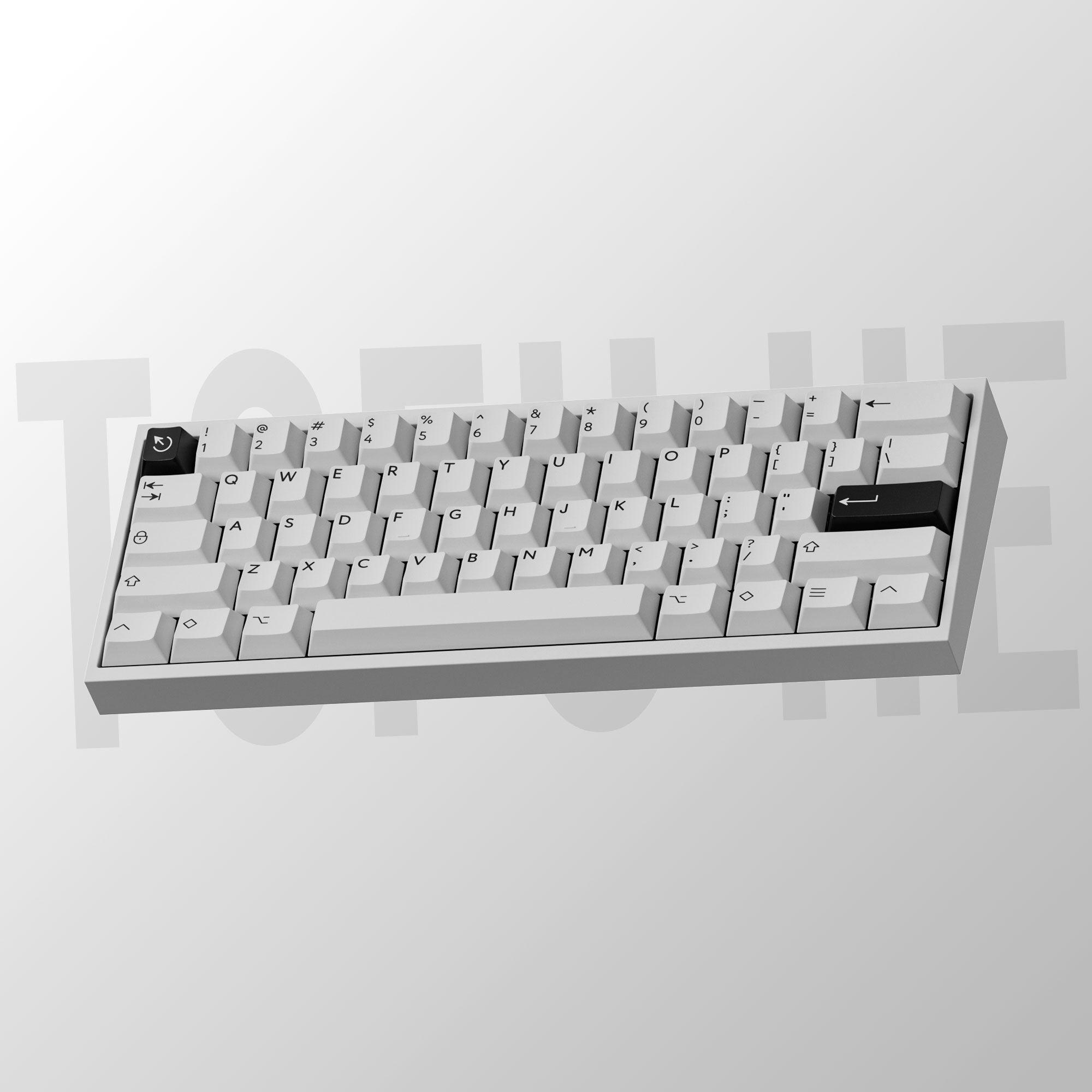 キーボード TOFU 60 Redux White Tofu60 Redux kit]初めての自作キーボード｜ksr03_しろさん
