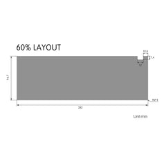Tape Mod Customization 60%/75% Layout